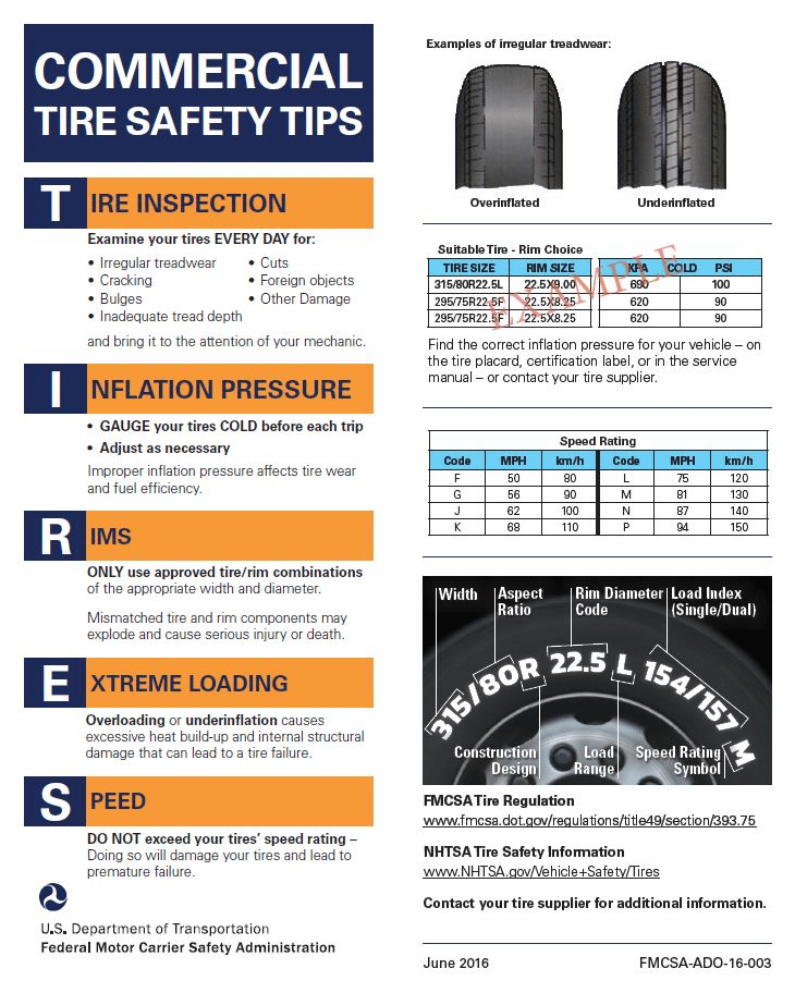 Truck Tire Safety Tips