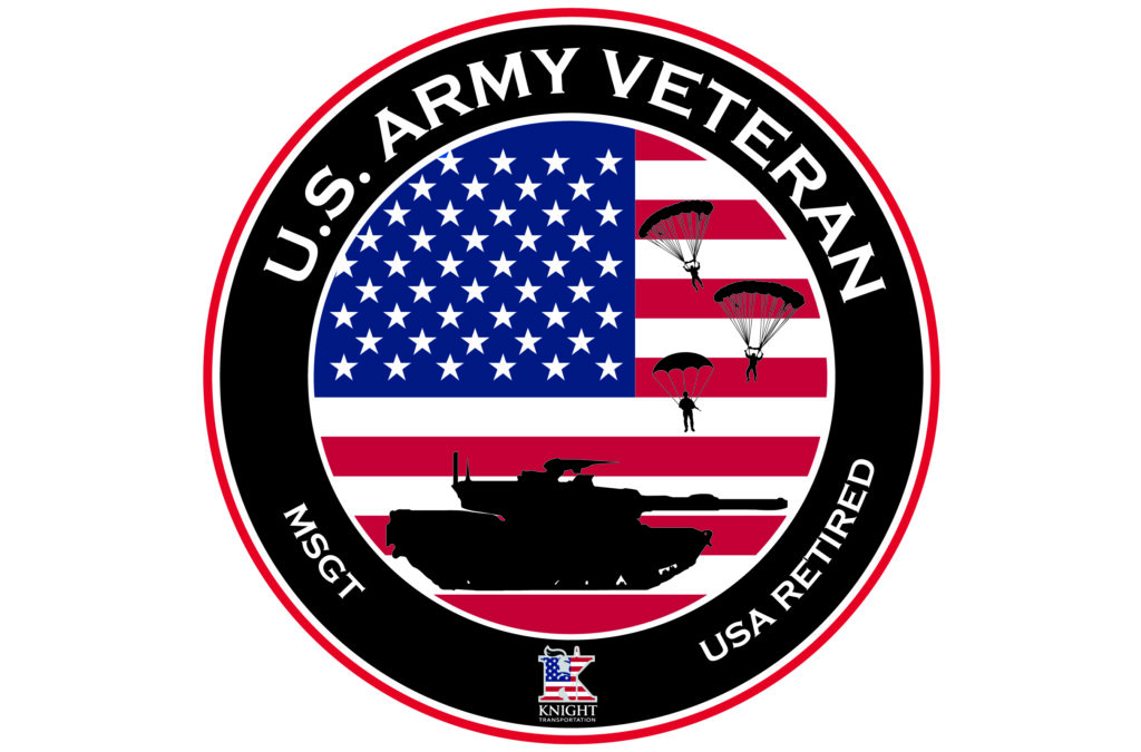 Army Veteran Circle Sticker without name